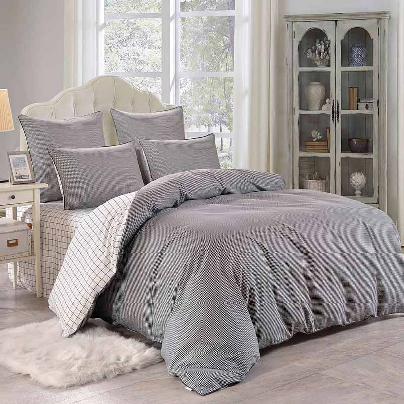 

Комплект постельного белья евро Sofi De Marko Жакко, Серый