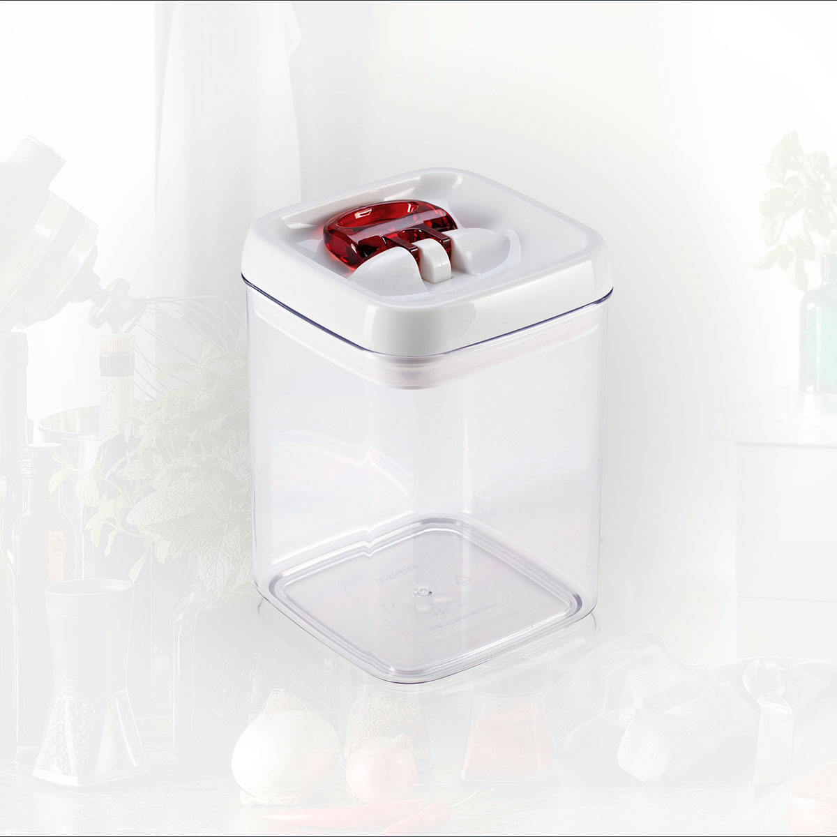 Контейнер квадратный для хранения Leifheit Fresh&Easy 1,6л контейнер для хранения и переноски яиц