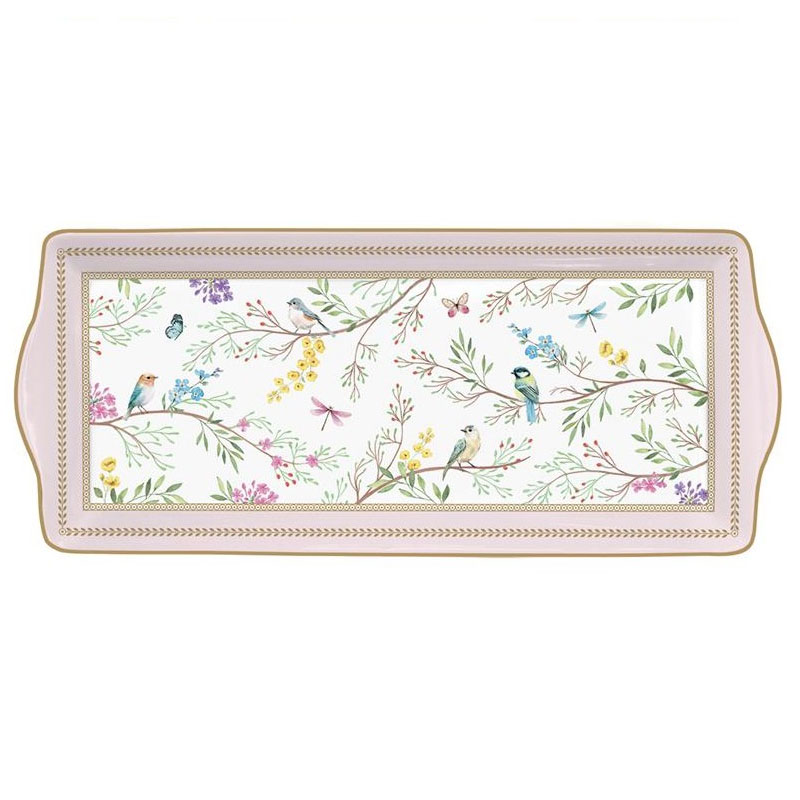 

Блюдо прямоугольное Easy Life Birds Melody 35х15см в подарочной упаковке
