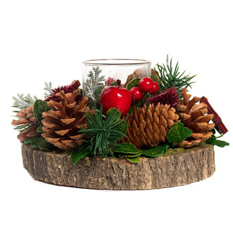 

Подсвечник Hogewoning Tealights And Candle Holders Berry Star, Красный;коричневый