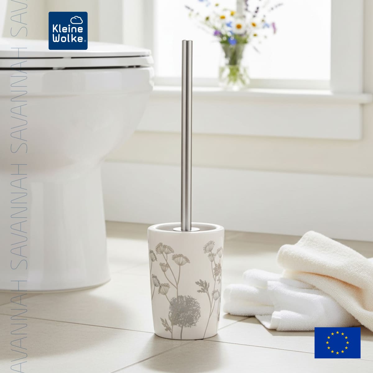 Ерш с подставкой Kleine Wolke Savannah Foggy grey 6290₽