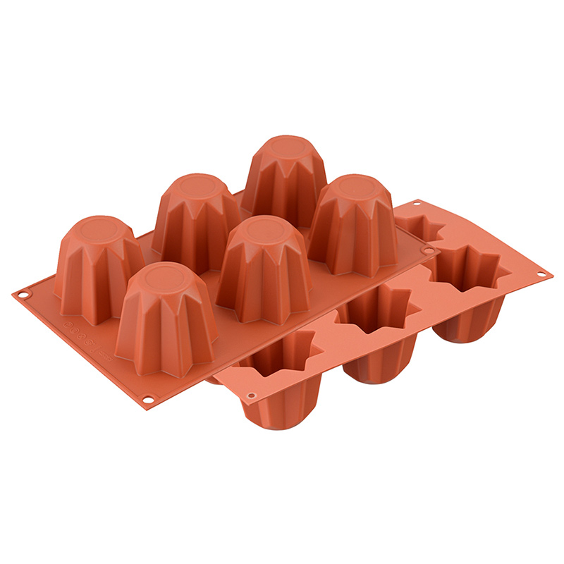 

Форма для пирожных Silikomart Mini Pandoro, Золотой