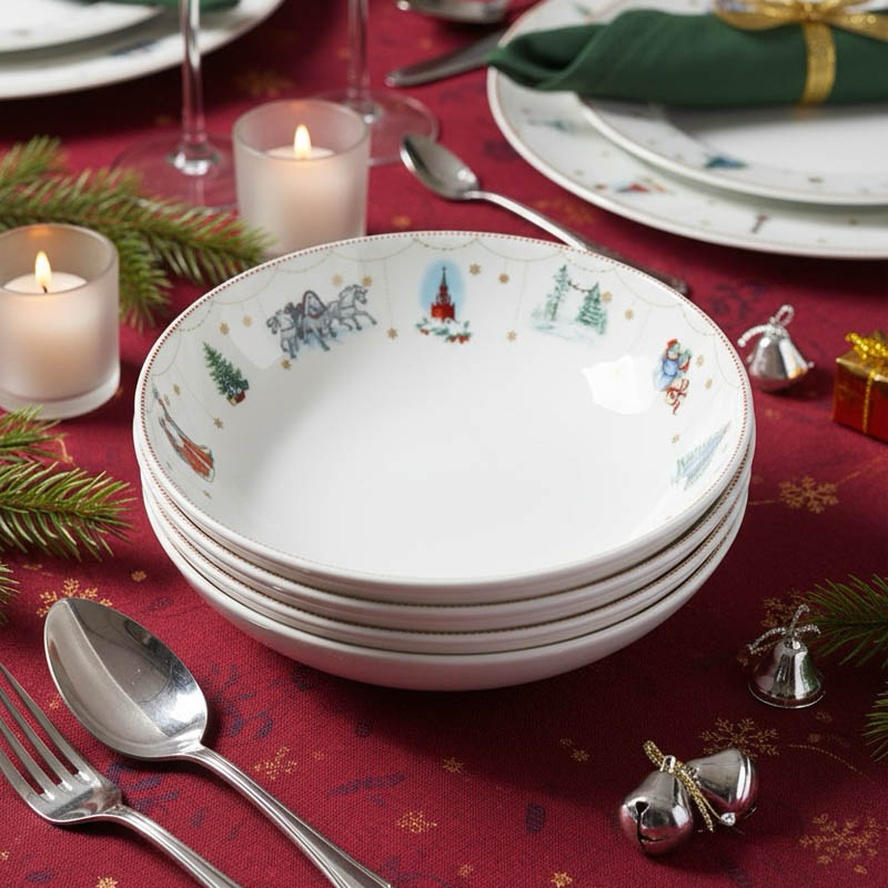 

Набор тарелок для супа Zapel Зимняя сказка 4шт