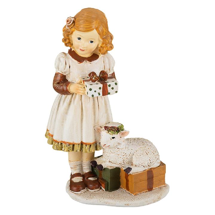 Фигура Lefard Celebration Девочка с овечкой 8x5x12,2см