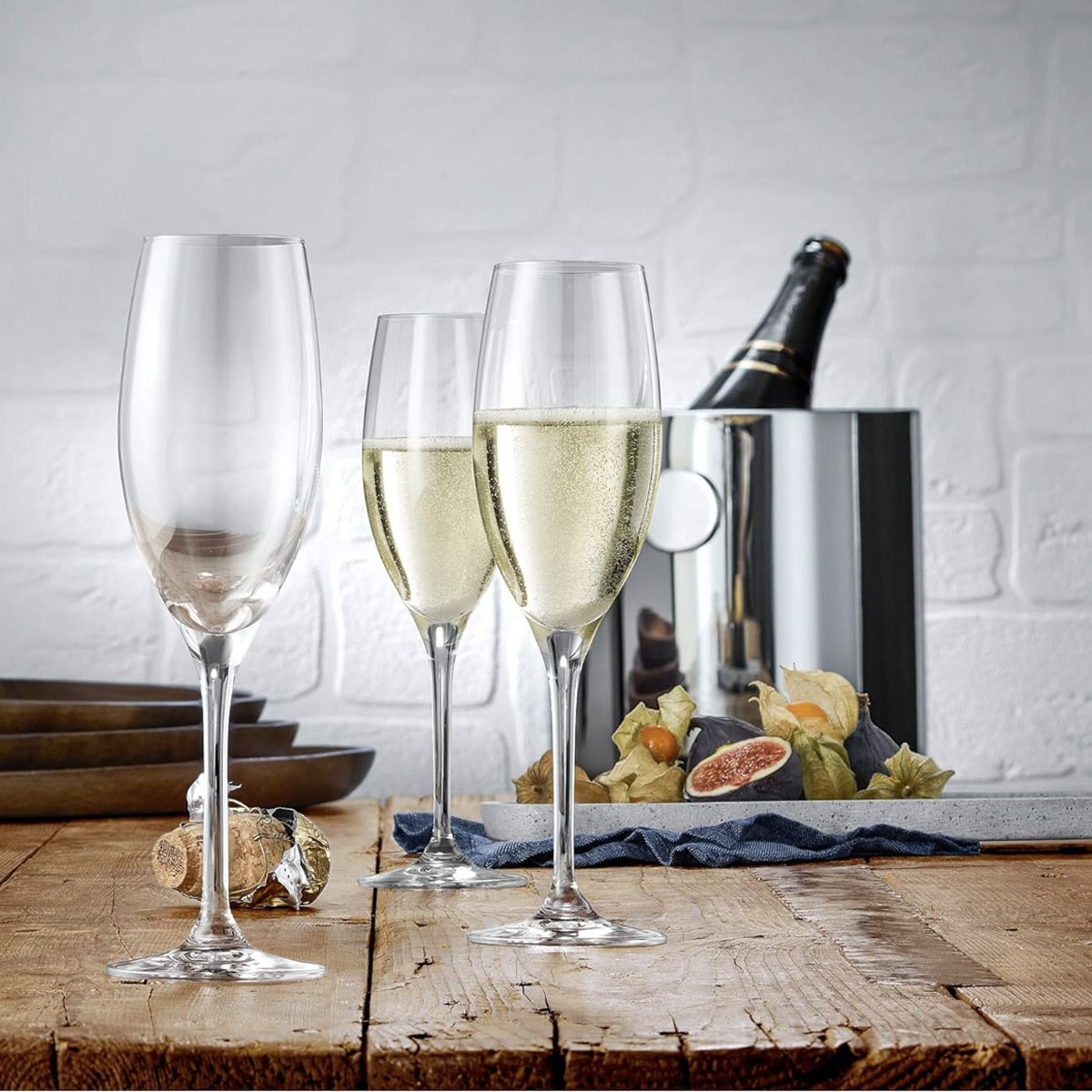 Набор бокалов для шампанского WMF Easy Plus, 6шт WMF 3201001635, цвет прозрачный - фото 1