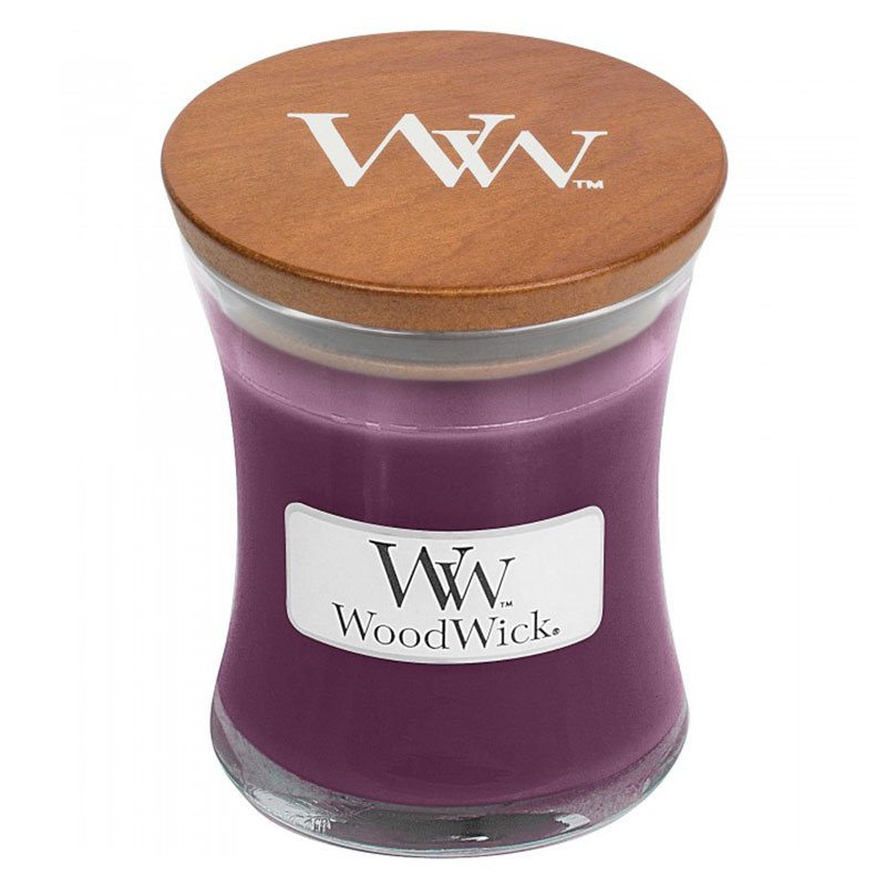 

Свеча малая Woodwick Пряная ежевика, Фиолетовый