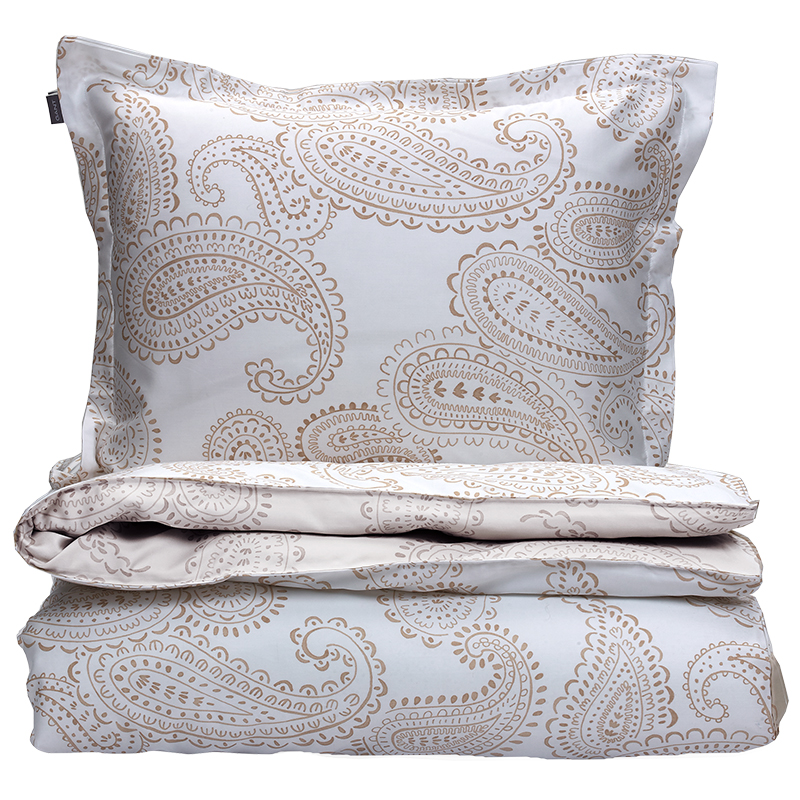 

Пододеяльник 1,5-спальный Gant Home Shadow Paisley 150x200см, бежевый