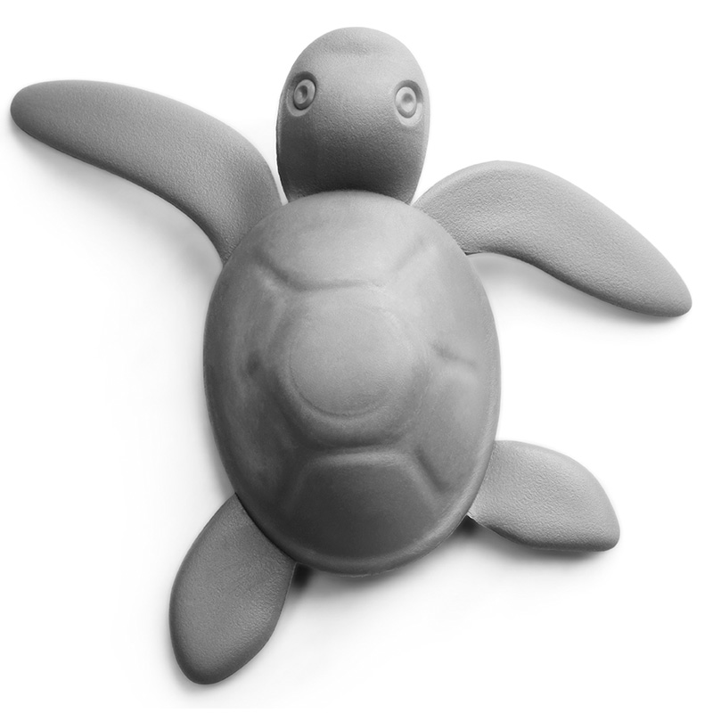 

Магнит Qualy Save Turtle, темно-серый