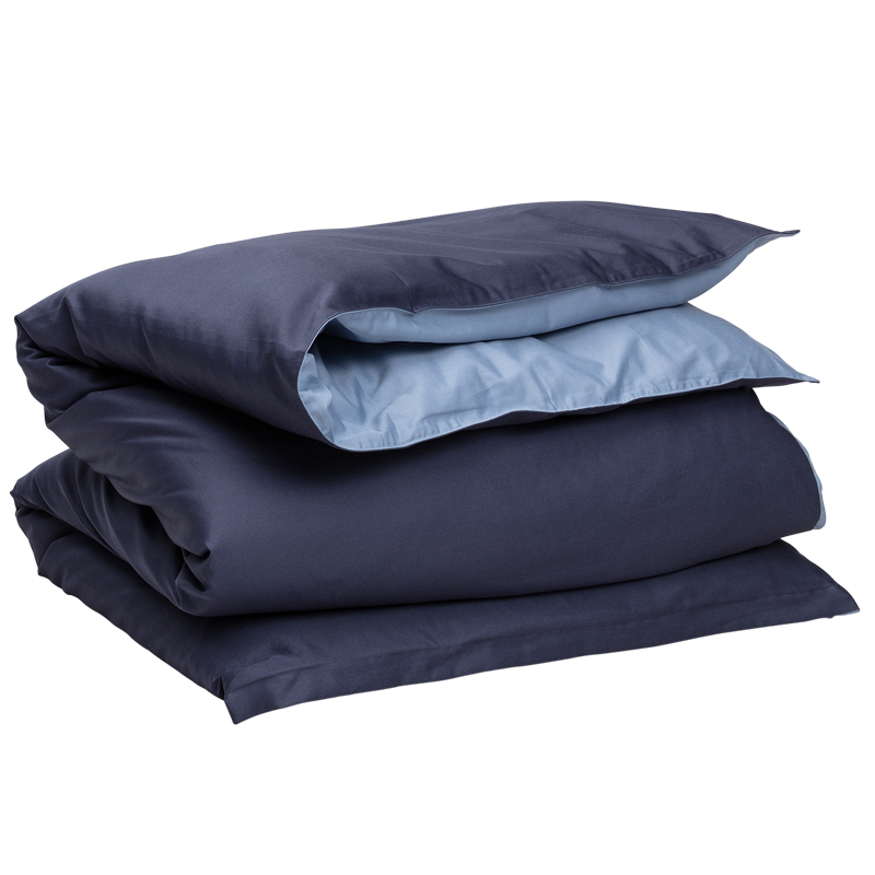 

Пододеяльник 1,5-спальный Gant Home Sateen Duo, темно-синий