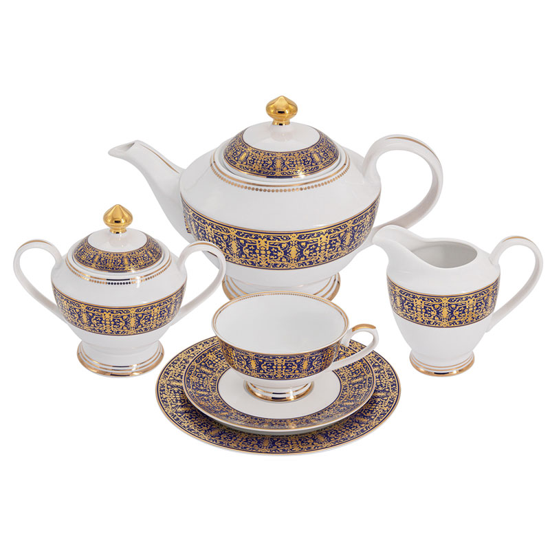 Сервиз чайный Anna Lafarg Midori Византия, 23 предмета на 6 персон пододеяльник византия белый р 145х215
