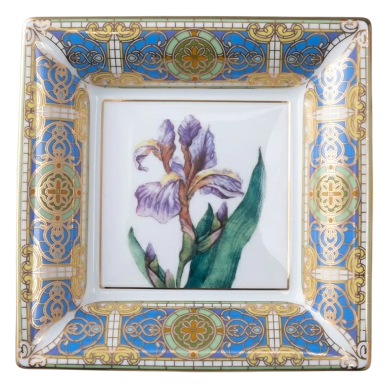 

Подставка для мелочей Императорский фарфоровый завод Цветы и ягоды России Нежный ирис