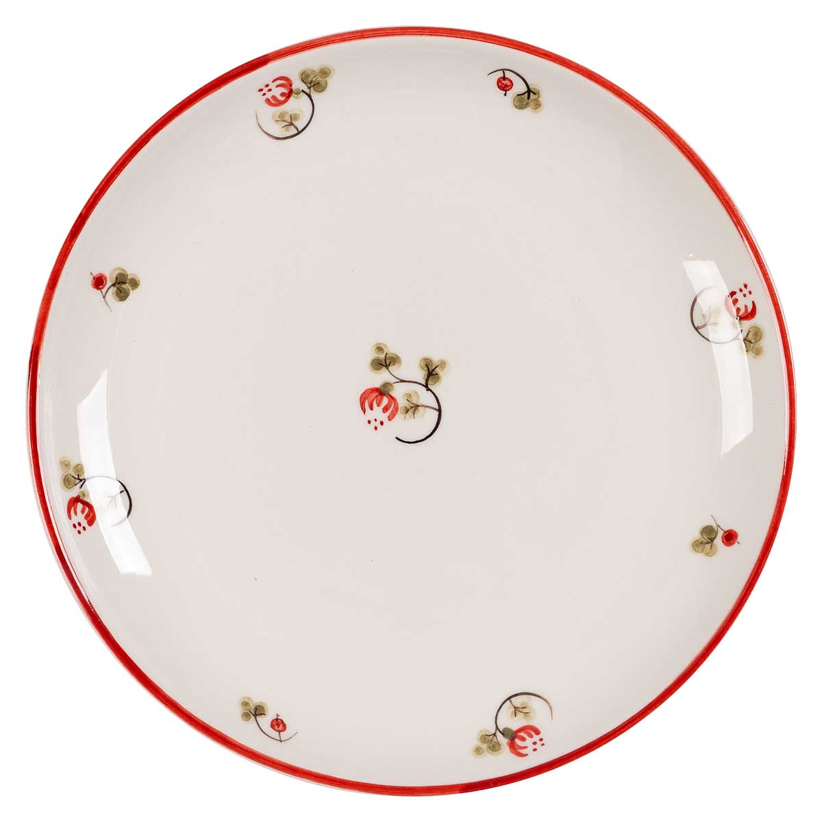 Тарелка закусочная Дымов Керамика Шиповник 21см 2800₽