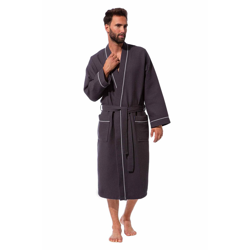 Халат мужской Morgenstern Felix Pikee размер L халат мужской asil sauna kimono brown xl вафельный