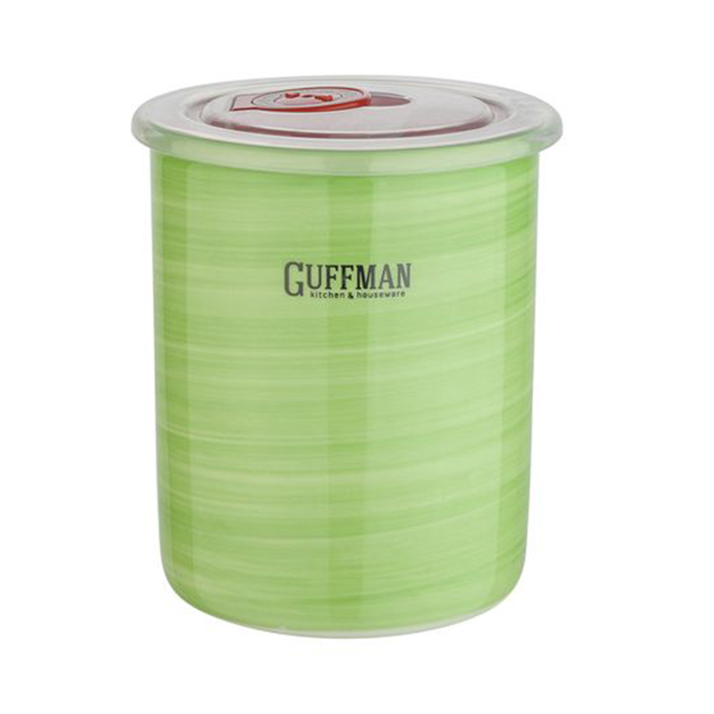 

Банка для продуктов Guffman Ceramics 0,6л, цвет зеленый