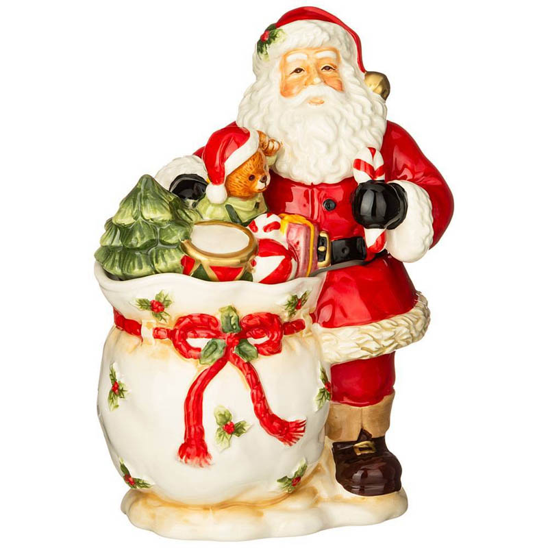 Банка "Дед Мороз" 17x12x25см 1000мл