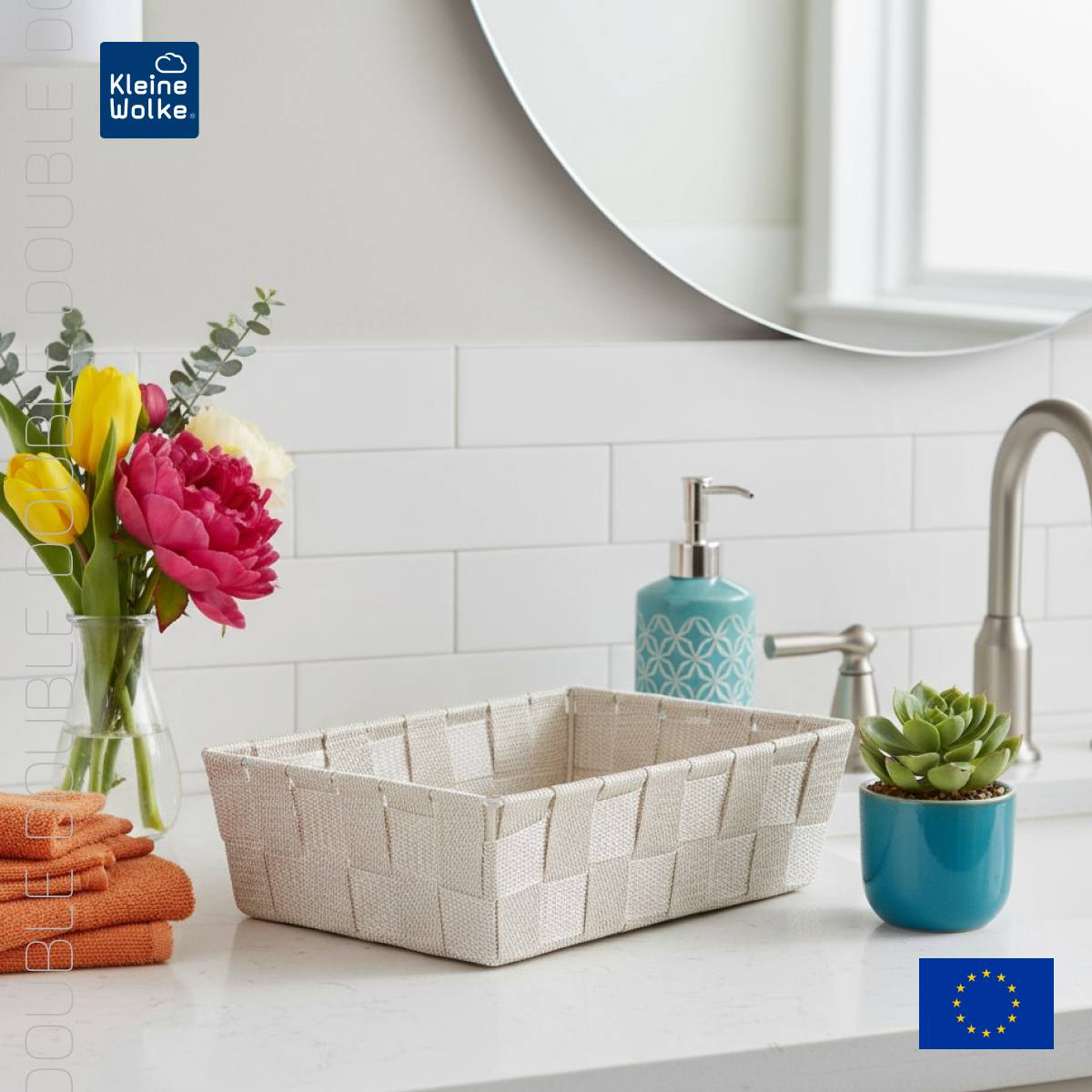 Корзина для хранения Kleine Wolke Chico Box Nature 24x18x7см