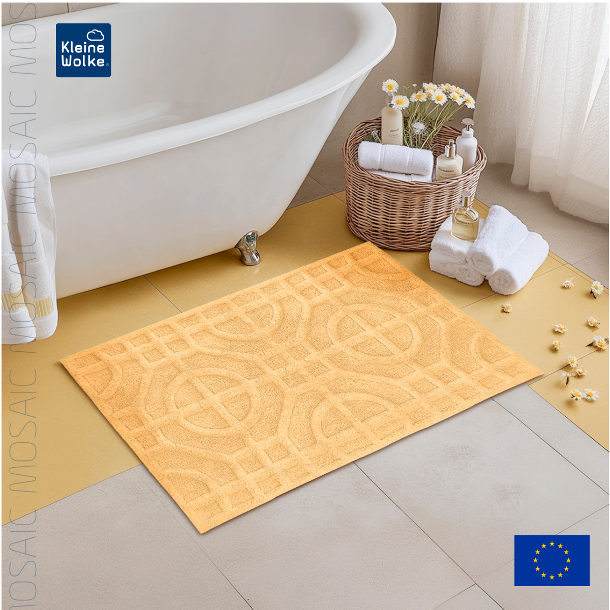 

Коврик для ванной комнаты Kleine Wolke Mosaic Yellow