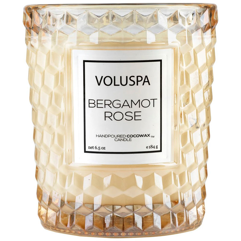 

Аромасвеча Voluspa Бергамот и роза в подарочной коробке, Розовый
