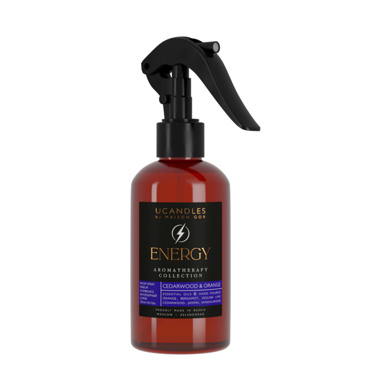 

Спрей интерьерный Ucandles by Gor Maison Aromatherapy Collection Energy 250мл