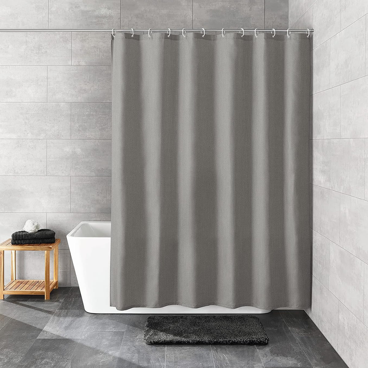 Штора для ванной комнаты Kleine Wolke Cotti Anthracite 180х200см 4200₽