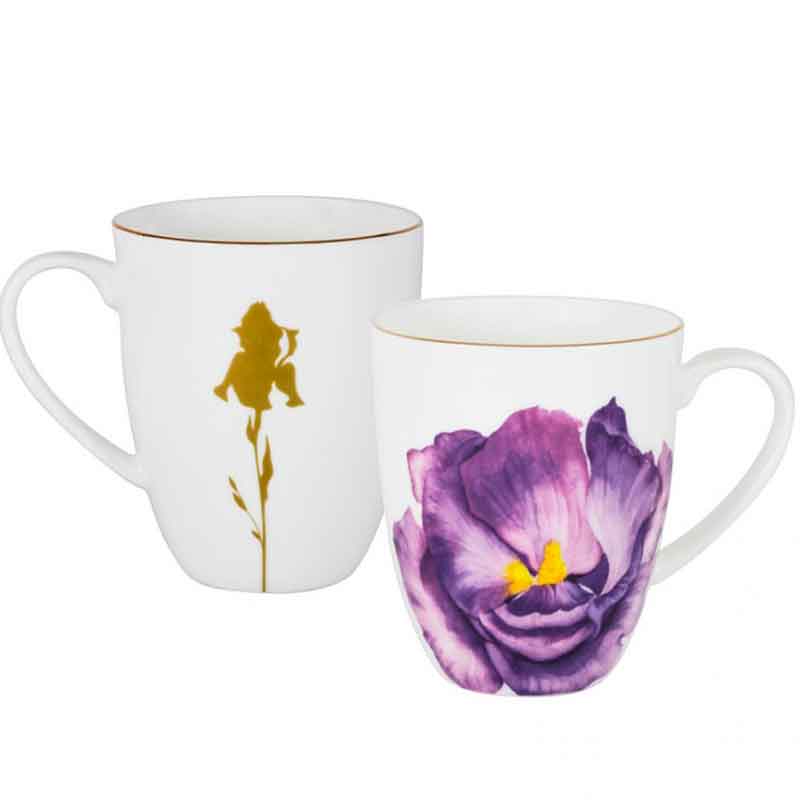 

Кружка Julia Vysotskaya Flowers. Iris 400мл, Белый