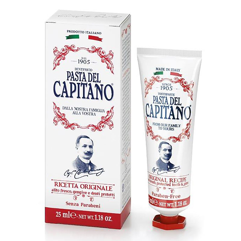 Зубная паста Pasta del Capitano Original Recipe ополаскиватель для полости рта pasta del capitano ginger