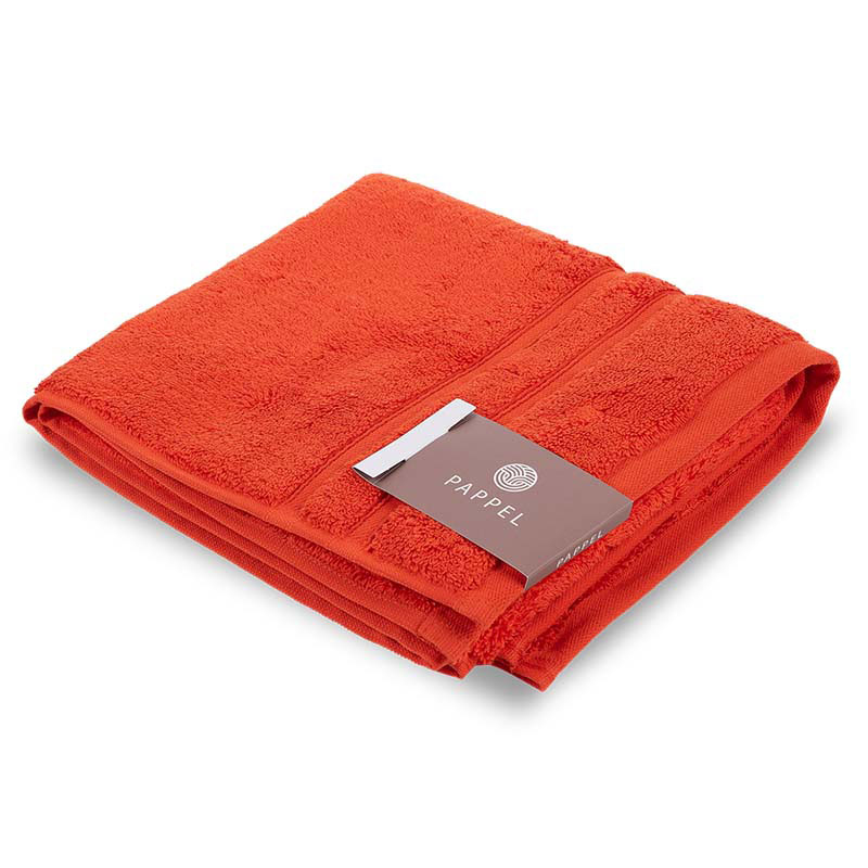 Полотенце махровое Pappel Cirrus/S 50x100см, цвет оранжевый полотенце махровое mundotextil extra soft l yellow 50х100 см