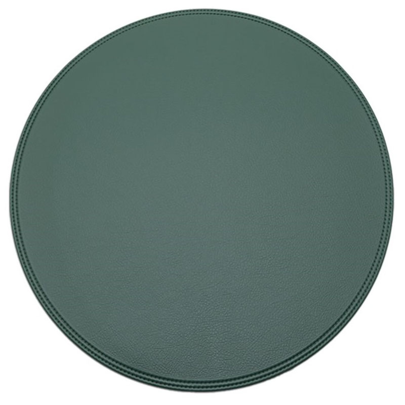 Салфетка под посуду Zapel круглая 38см dark green