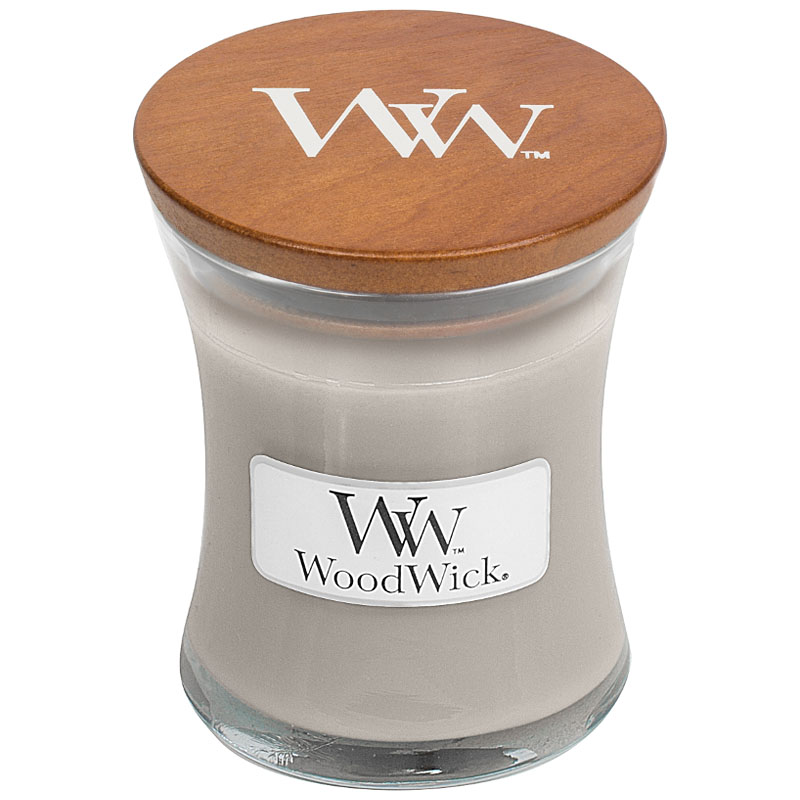

Свеча ароматическая Woodwick Магический дым 8см, Серый
