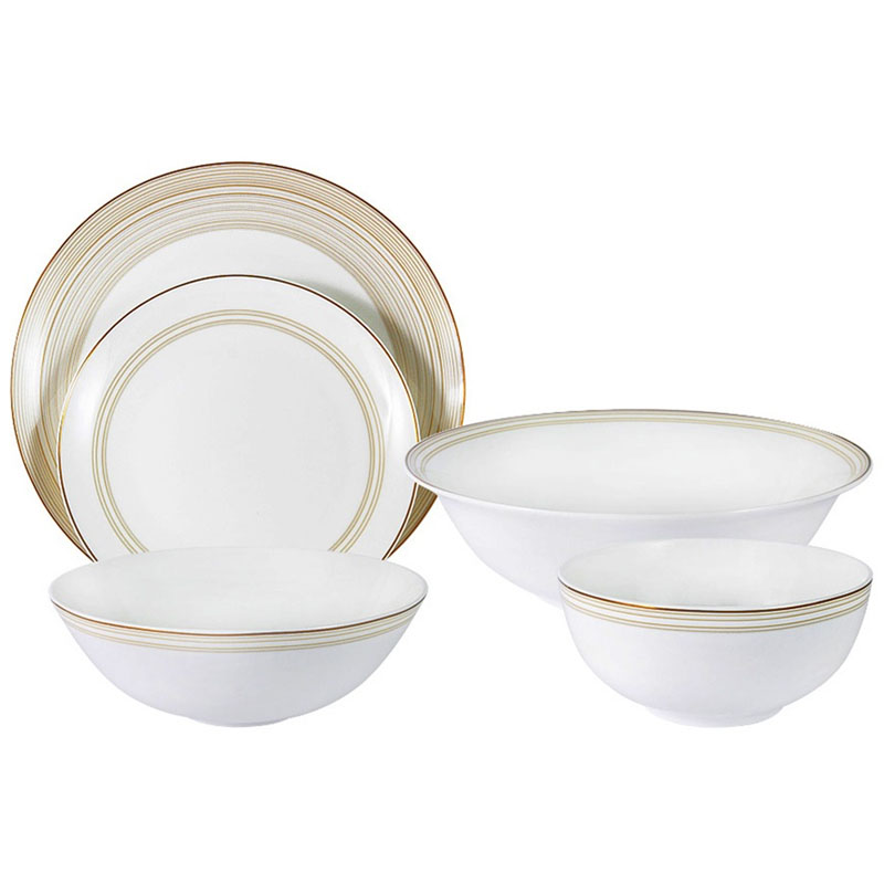 

Обеденный сервиз Anna Lafarg Emily Ричмонд, 21 предмет на 6 персон, Белый