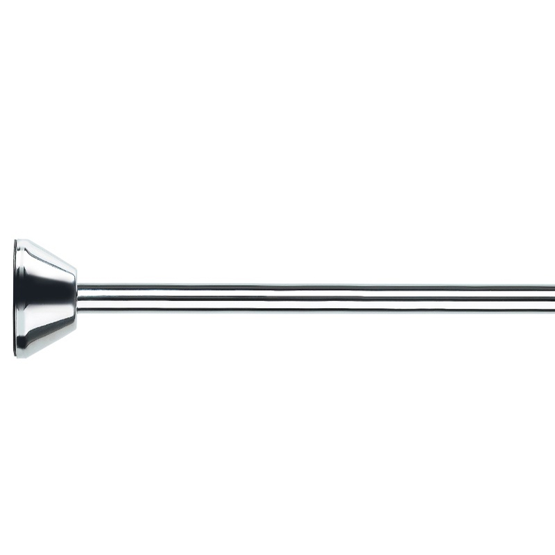 Карниз для штор Spirella Slim, 125х220см, хром, нержавеющая сталь крючок для штор 7 × 3 5 см 20 шт серебряный