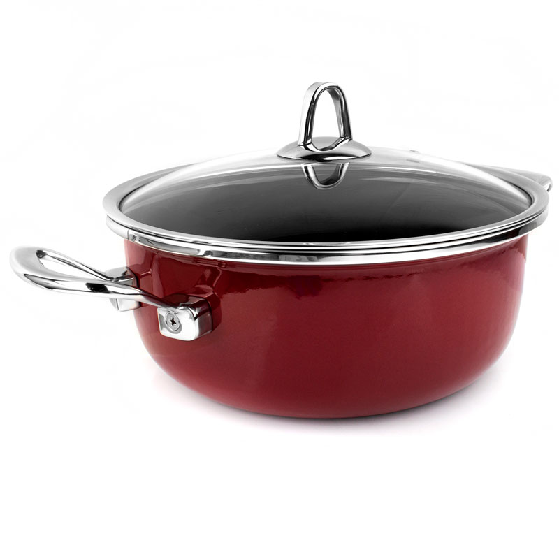 

Кастрюля высокая Kochstar Copper Core Cookware 3,7л, Красный