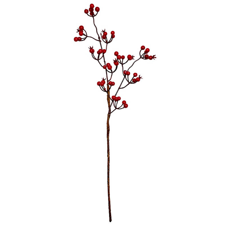

Искусственный цветок Вещицы Ягоды 55см, красный