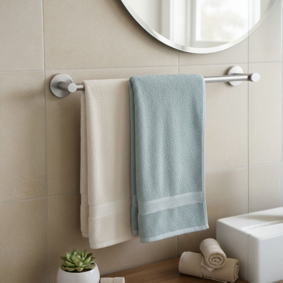 LUGANO Держатель для полотенец 609 x 48 x 7 см алюм 1250₽