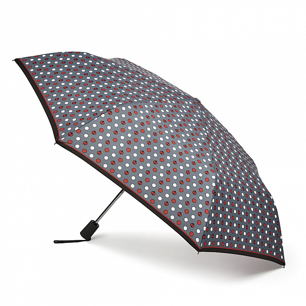 Зонт женский Henry Backer Ladybird купол 96см, серый зонт женский henry backer купол 96см синий
