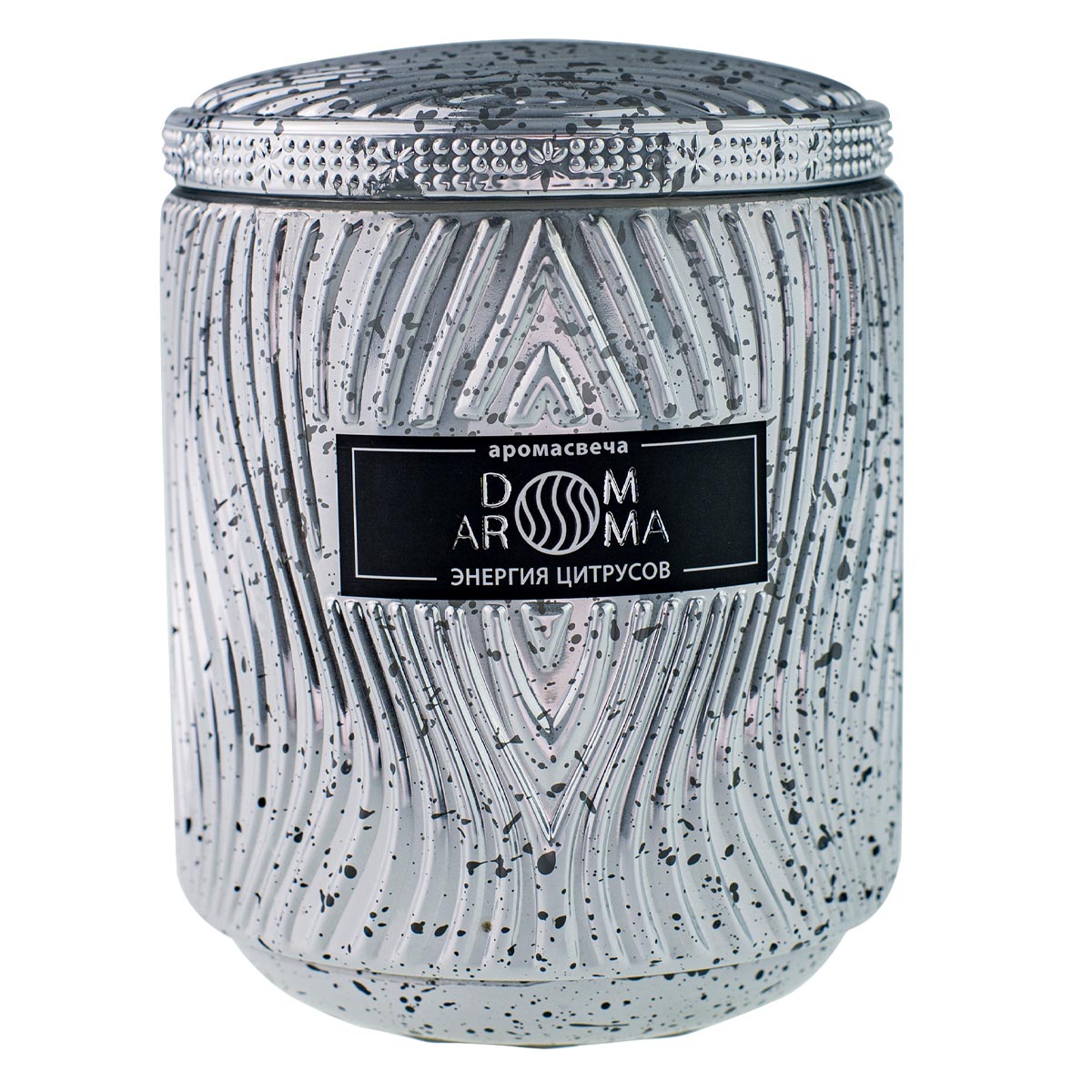 Свеча ароматическая Dom Aroma Пламя. Энергия цитрусов 420гр