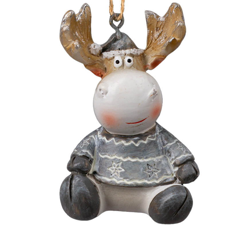 

Украшение ErichKrause Decor Лосик в свитере 6см