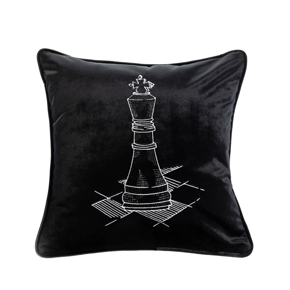 Подушка декоративная Elpida Шахматные фигуры. Король одеяло лебяжий пух premium р 172х205