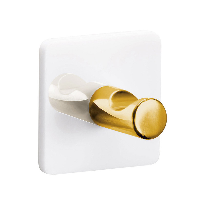 Крючок Kleine Wolke Golden Hooks, бело-золотой крючок малый elikor 111 113 70 мм пвх бежево золотой