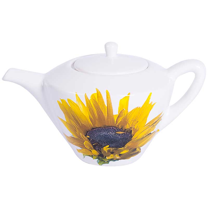 Чайник заварочный Ceramiche Viva Sunflower Ceramiche Viva T07_11007, цвет белый