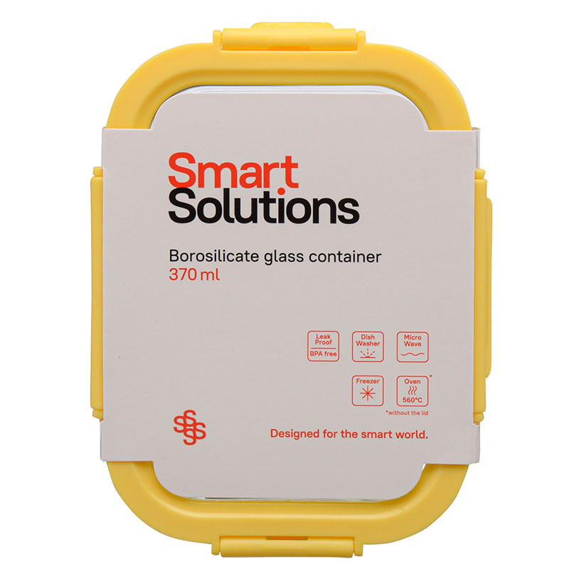Контейнер для еды Smart Solutions 370мл, желтый Smart Solutions ID370RC_127C - фото 5