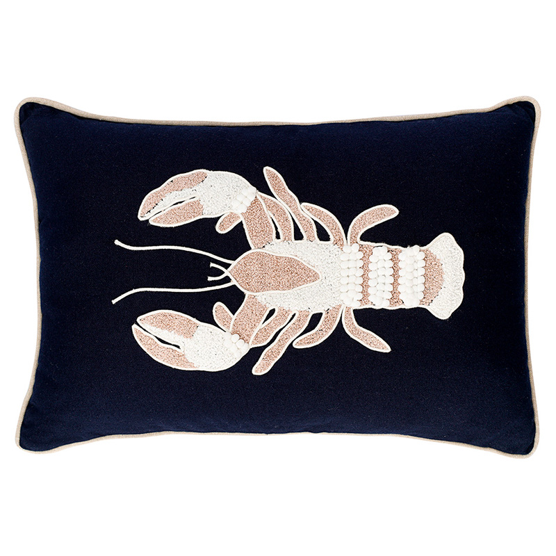 

Подушка декоративная Tkano Sea treasures Navy lobster