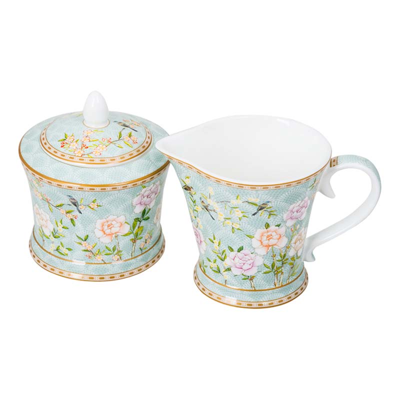 

Сливочник и сахарница Easy Life Palace Garden Aqua, Зеленый