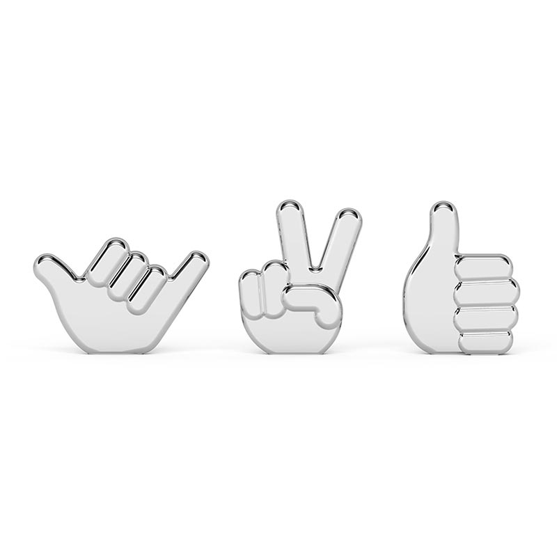 

Держатели для фотографий Umbra Handsup, Металлик