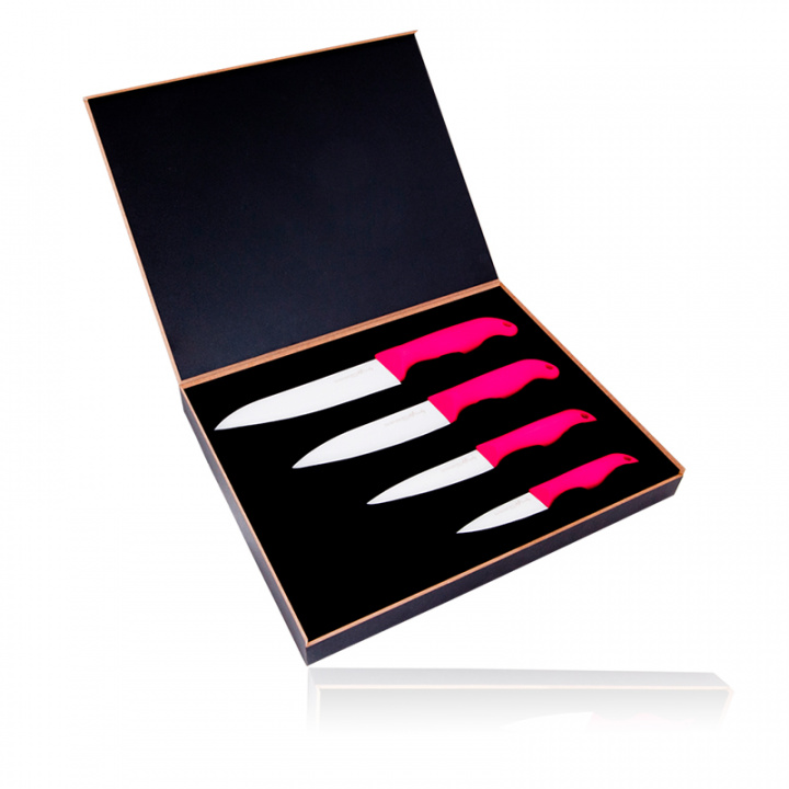 

Набор кухонных ножей Hatamoto Sun, 4 предмета в коробке, Белый