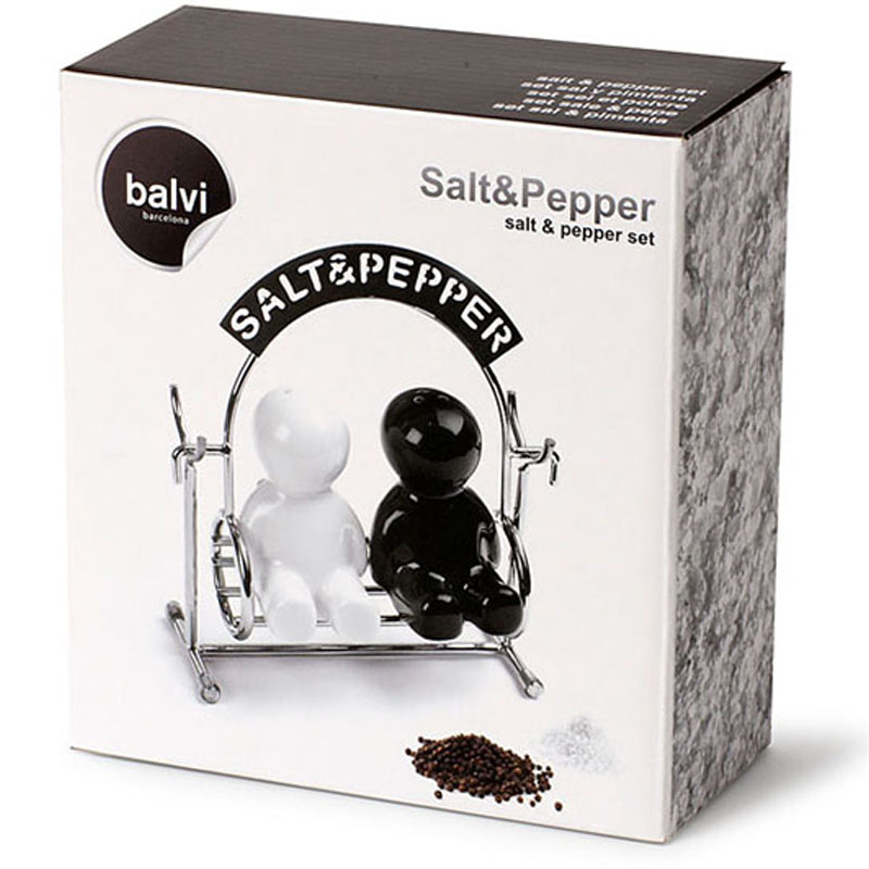 Солонка и перечница Balvi Salt&Pepper Balvi 25006, цвет черный - фото 2