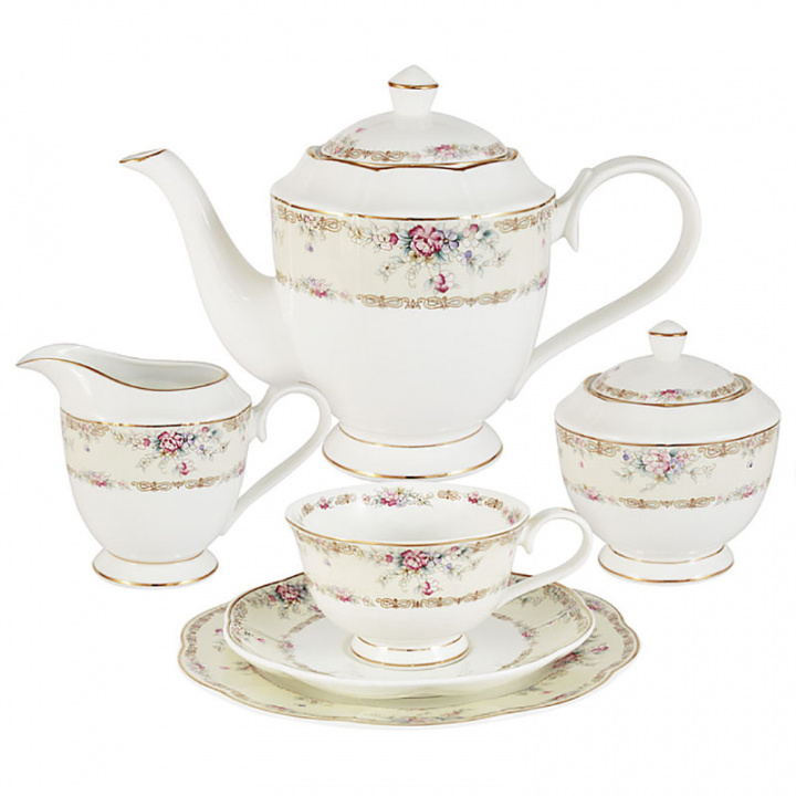 

Сервиз чайный Anna lafarg Emily Сан Марино, 21 предмет на 6 персон, Многоцветие