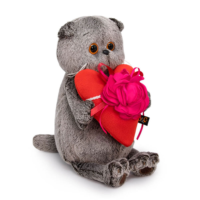 Игрушка интерьерная BUDI BASA collection Басик и сердце с цветком BUDI BASA collection Ks25-237 - фото 2