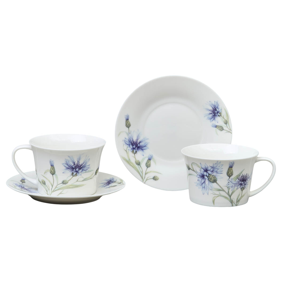 

Чайный набор Lefard Васильки, 4 предмета на 2 персоны