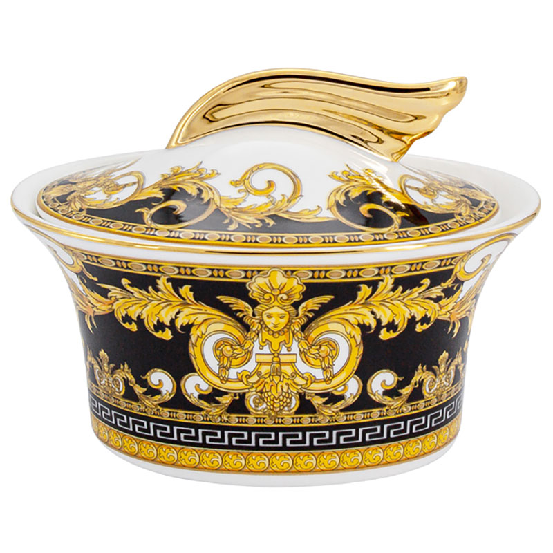 Сервиз чайный Royal Crown Монплезир 40 предметов на 12 персон Royal Crown RC9-40TS-666B, цвет золотистый - фото 5